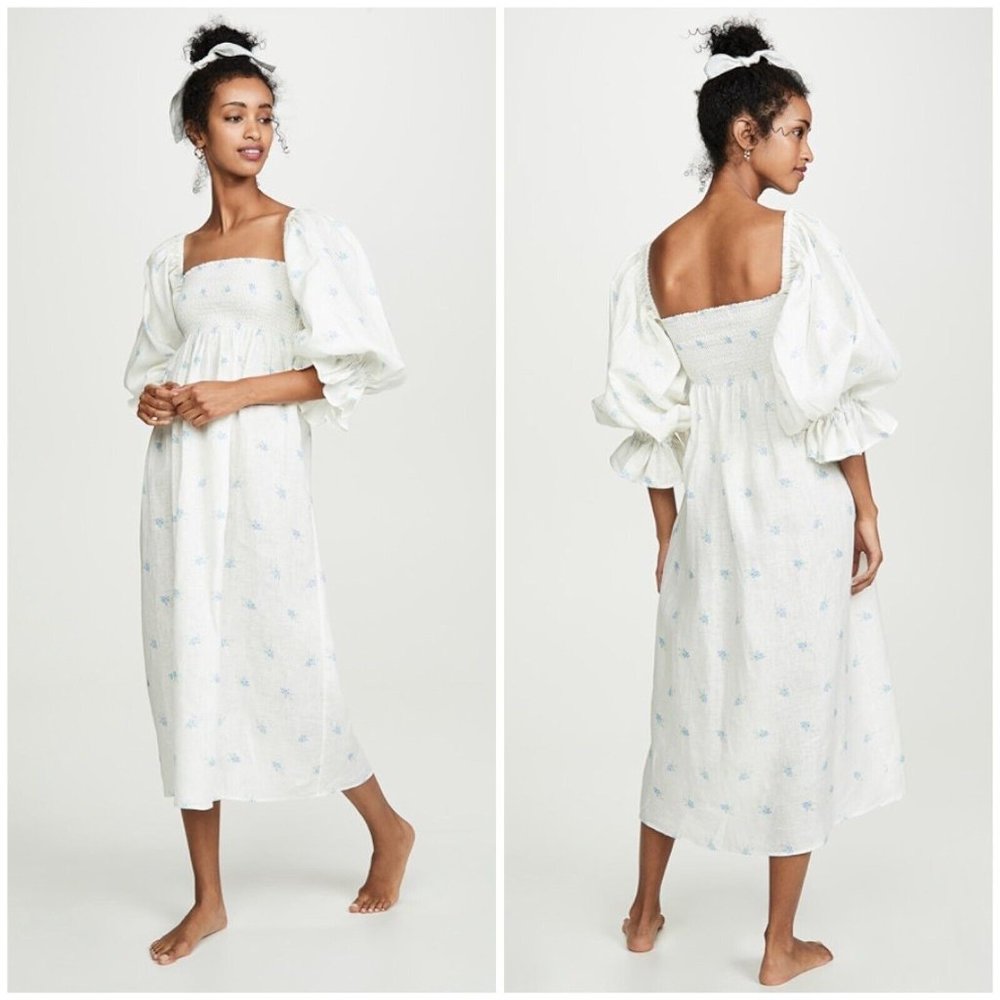 COPY - Sleeper Atlanta Linen Dress In Linum